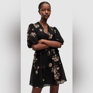 ALL SAINTS Lina Fillipa floral-print dress